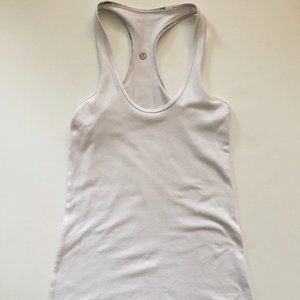 Lululemon Racerback White Tank Top